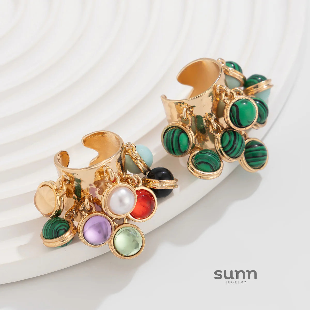 Halina Irregular Gemstone Ring