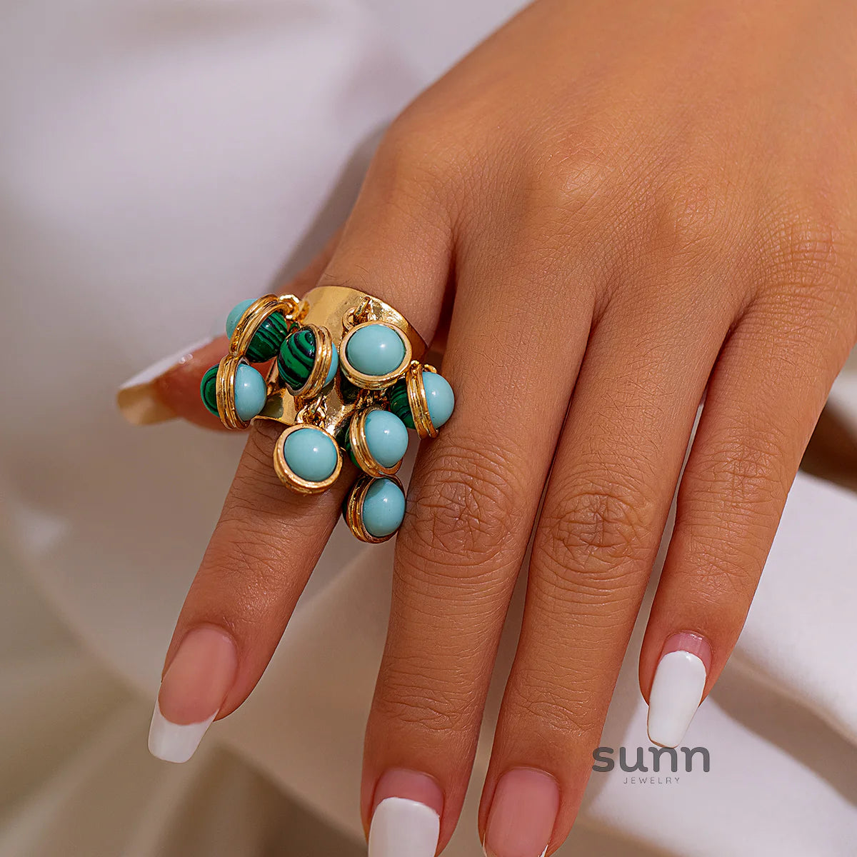 Halina Irregular Gemstone Ring
