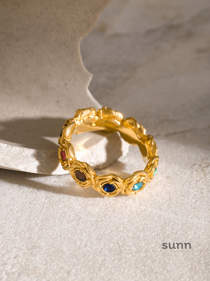 Hanna Rose Zircon Ring [MV4VT9TV]