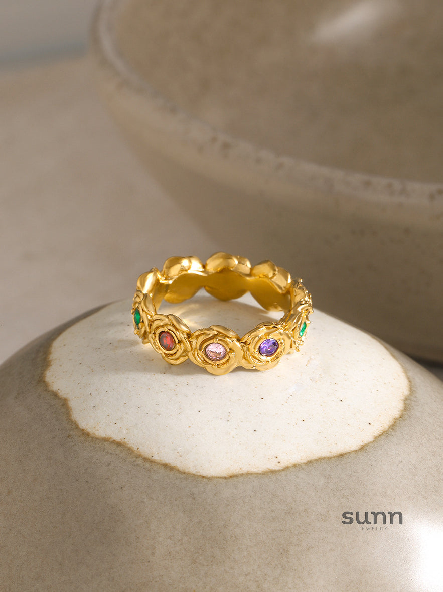 Hanna Rose Zircon Ring [0OHT36M2]