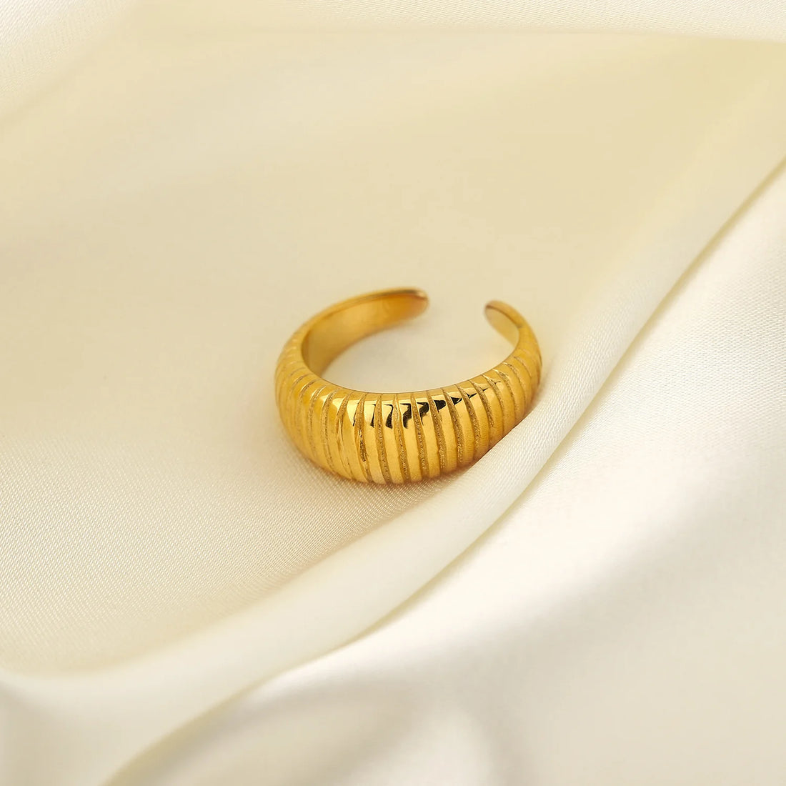 Hannah Textured Band Ring