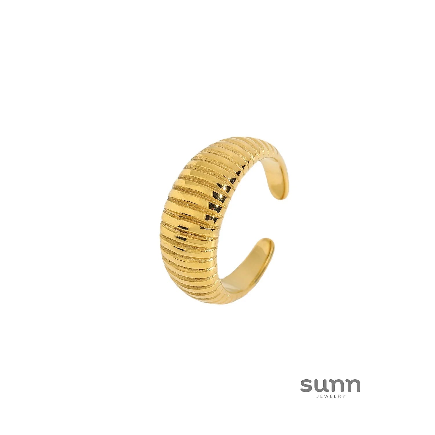 Hannah Textured Band Ring