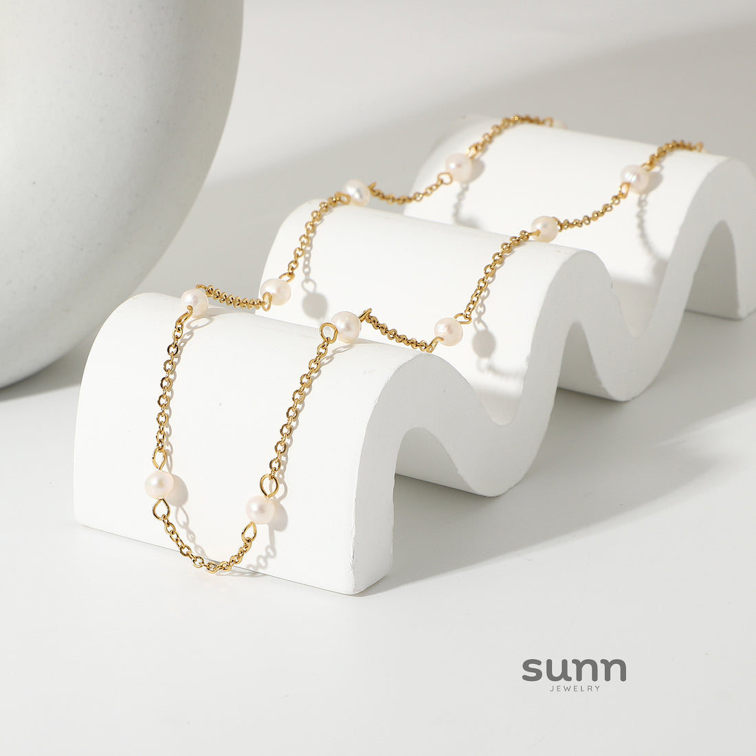 Harbor Layered Pearl Necklace [L2KPINQ8]