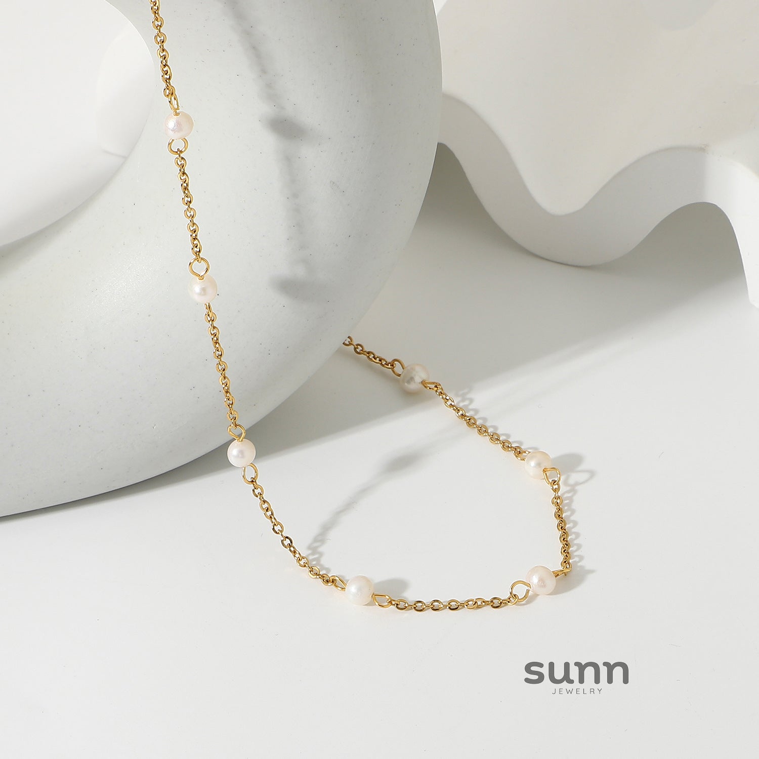 Harbor Layered Pearl Necklace [4338G5HK]