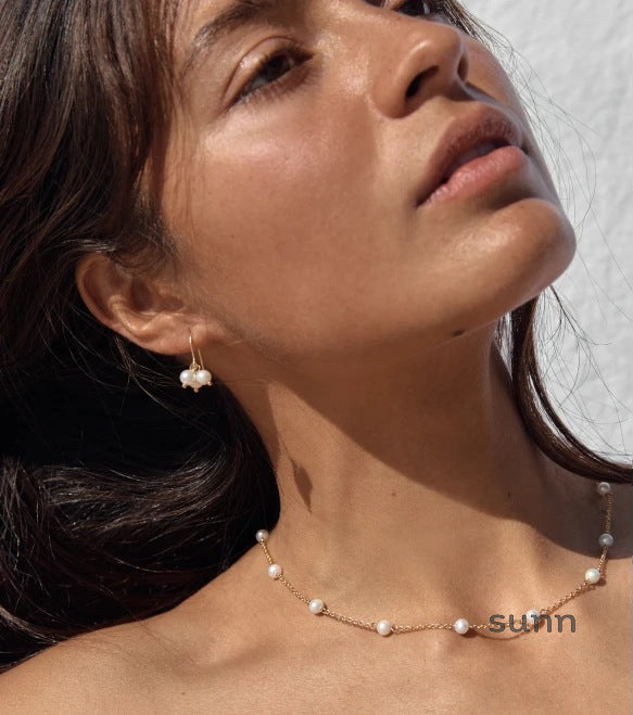 Harbor Layered Pearl Necklace [4DDC9BU0]