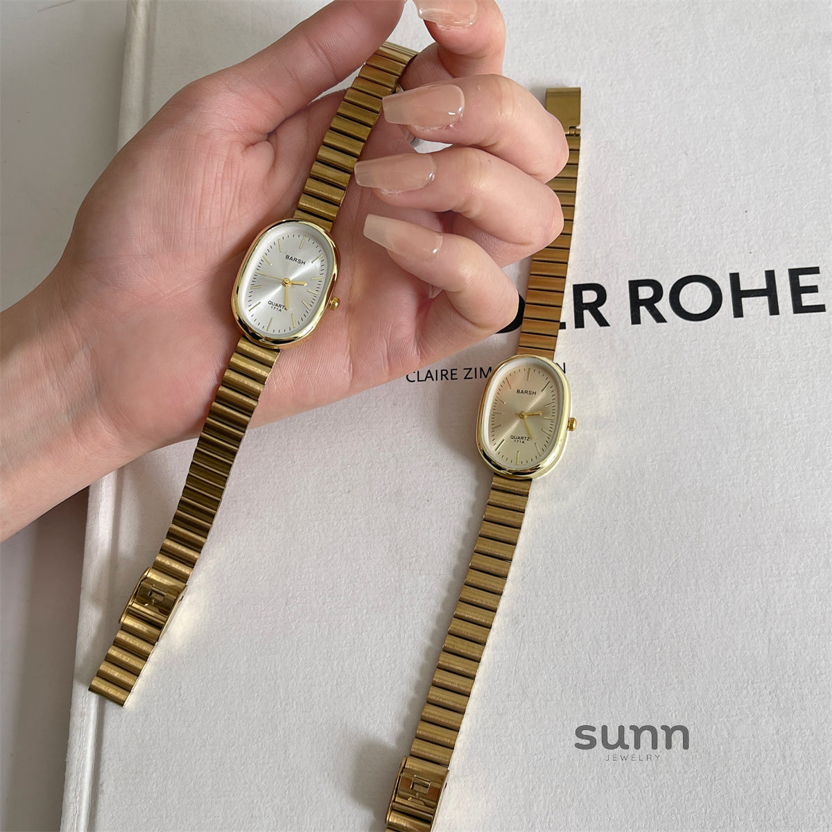 Harlan Retro Oval Watch [J5X7CR75]