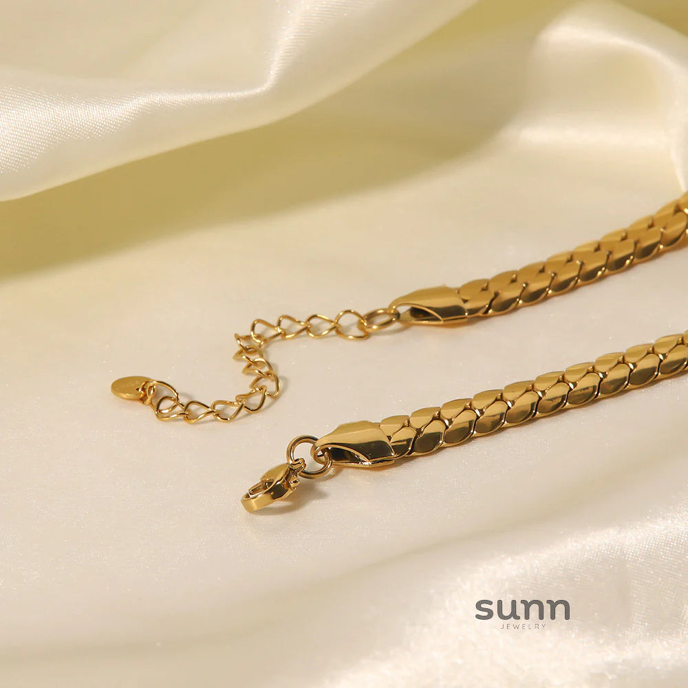 Harleen Dainty Gold Plated Necklace