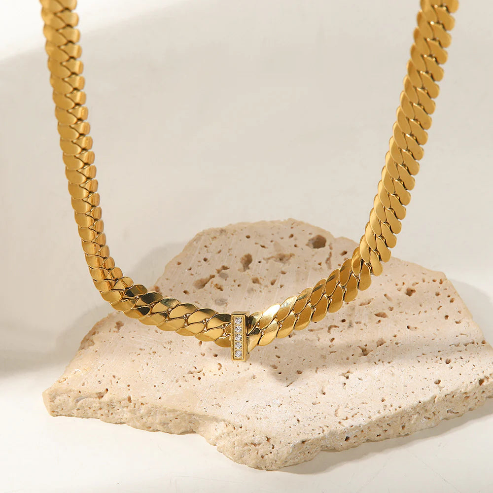 Harleen Dainty Gold Plated Necklace