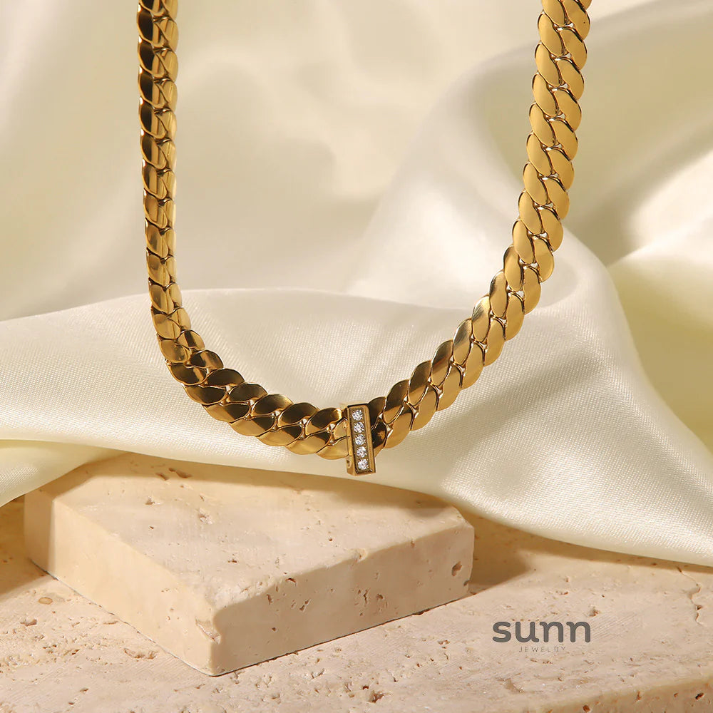 Harleen Dainty Gold Plated Necklace