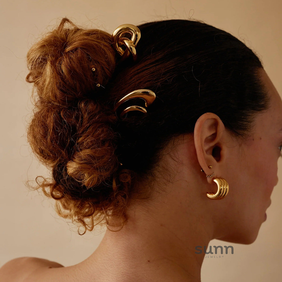Harleen Luxe Rope Knot Hairpin [IK39Q86O]