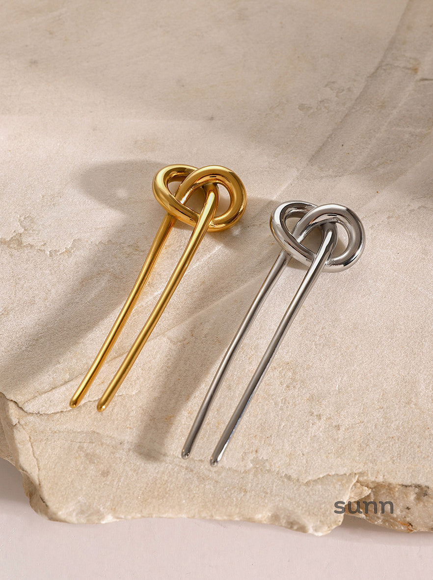 Harleen Luxe Rope Knot Hairpin [LTYLLE5L]