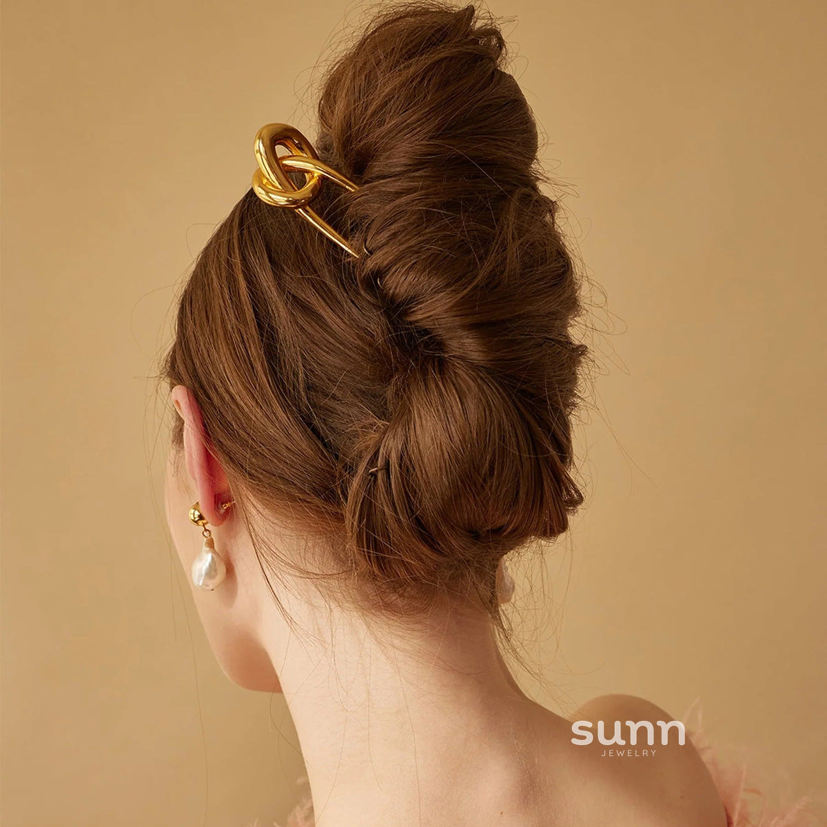 Harleen Luxe Rope Knot Hairpin [SDYCNCYL]