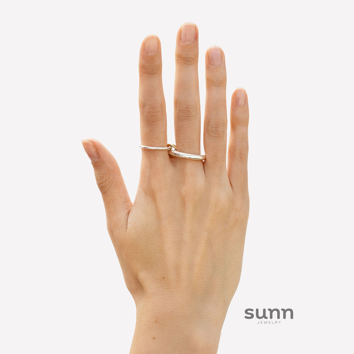 Harlei Titanium Steel Band Ring [55XO497D]