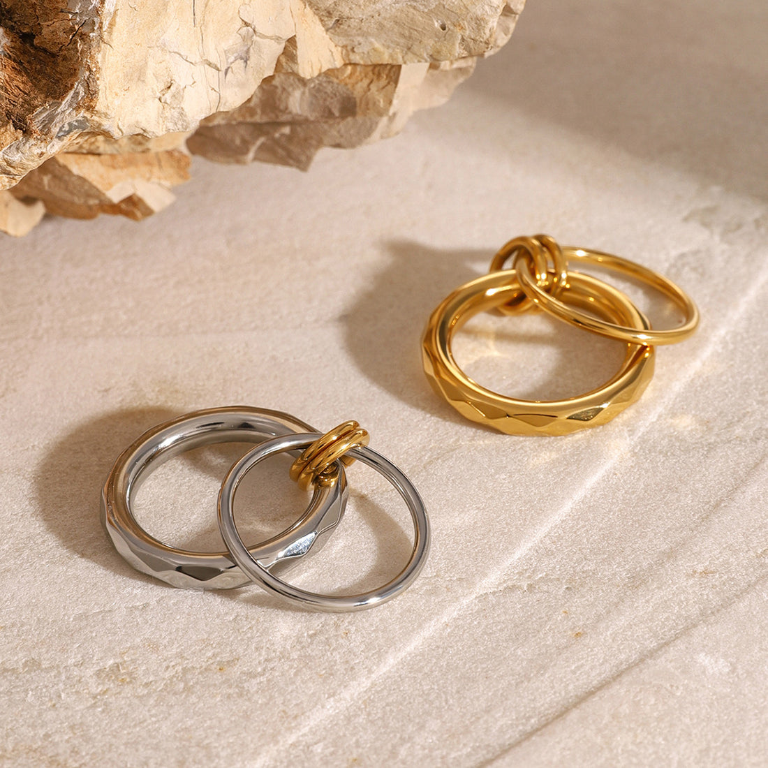 Harlei Titanium Steel Band Ring [P263D52K]