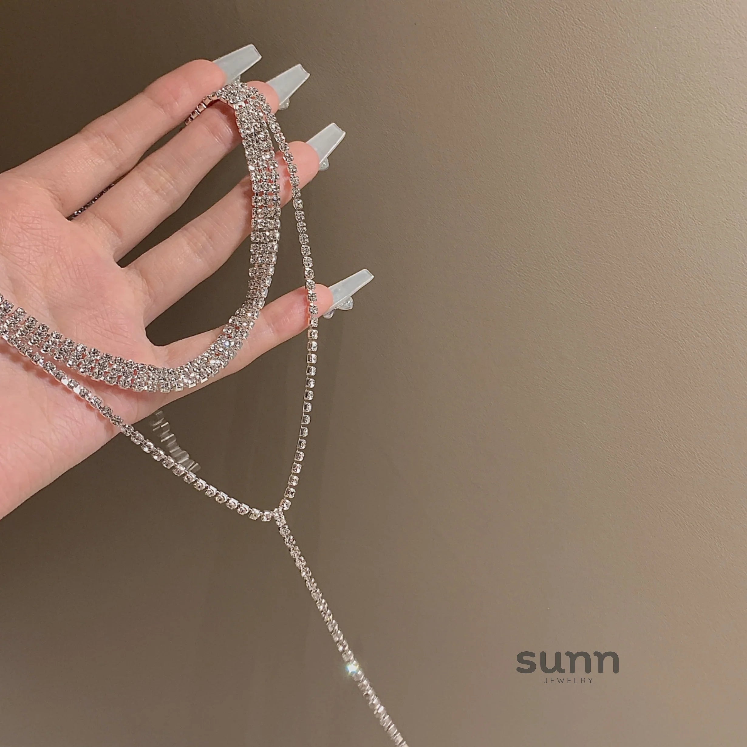 Harlow Layered Rhinestone Choker