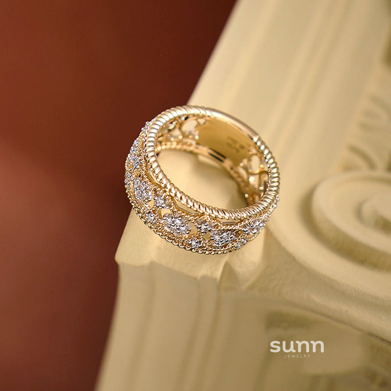 Harlowe Retro Lace Ring [R7EDMTSR]