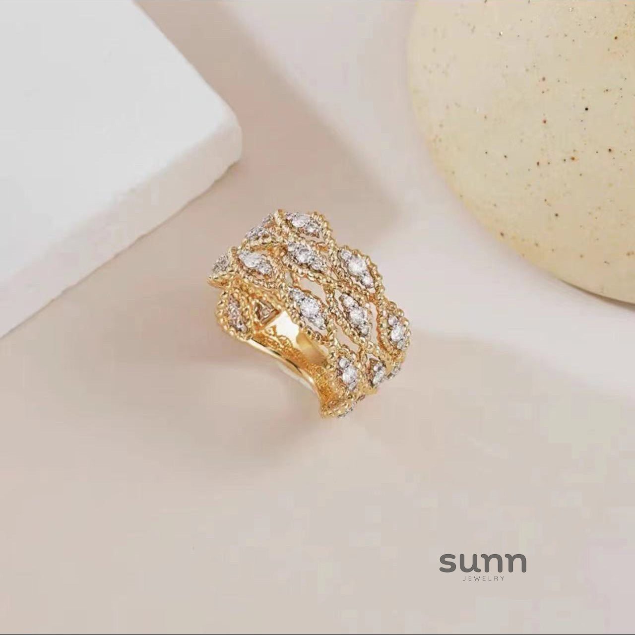 Harlowe Retro Lace Ring [YWOCADNV]