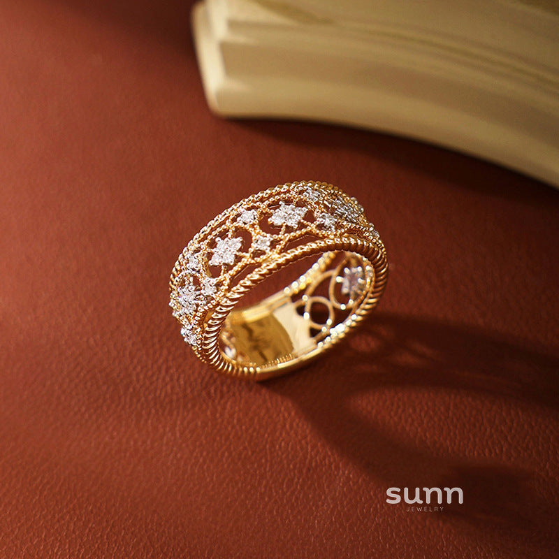 Harlowe Retro Lace Ring [6Q2SS6QP]