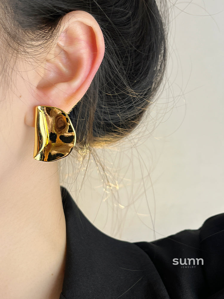 Harlym Lava Disc Earrings [Y93KV3F3]