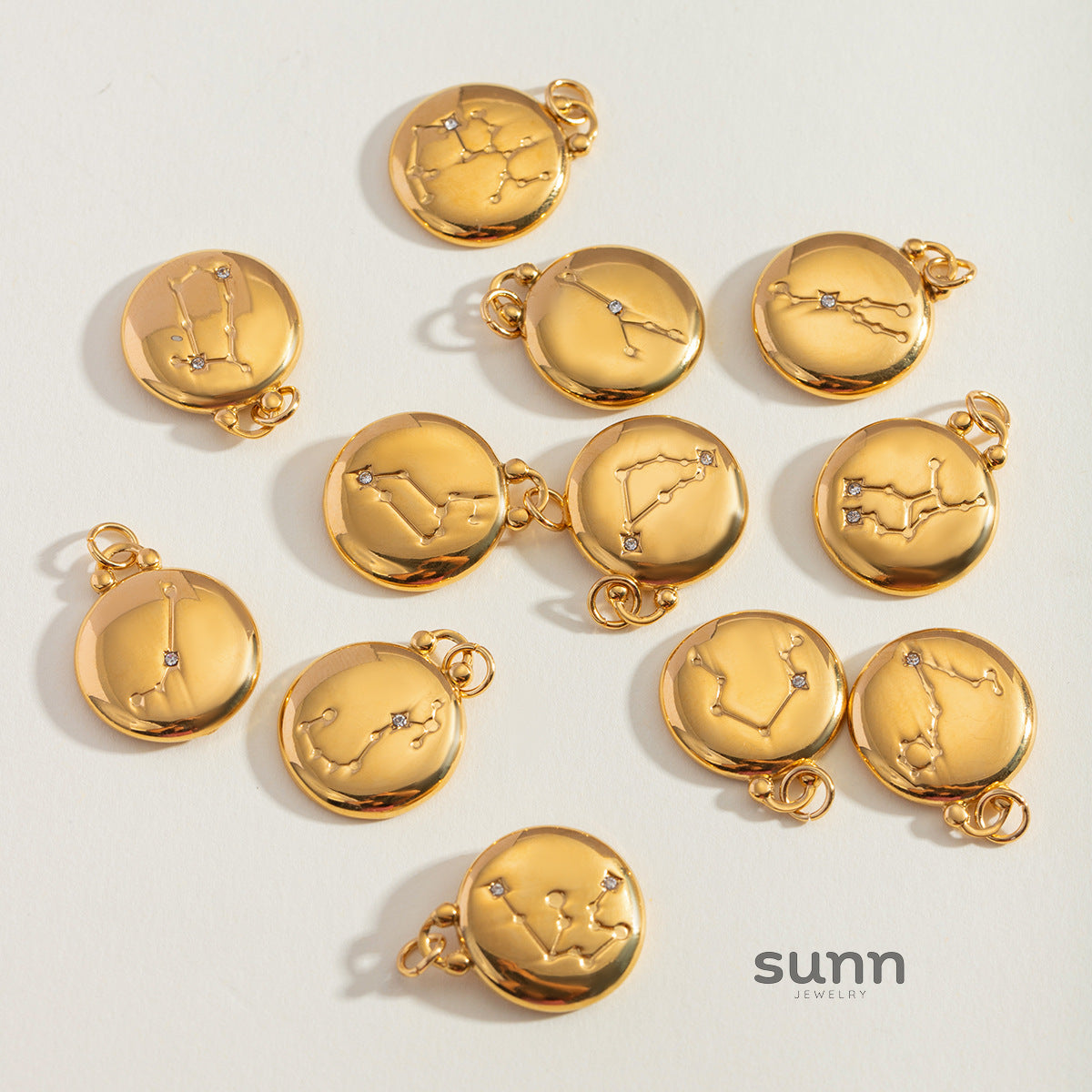 Harmonee Zodiac Constellation Necklace [P0SBWNL5]