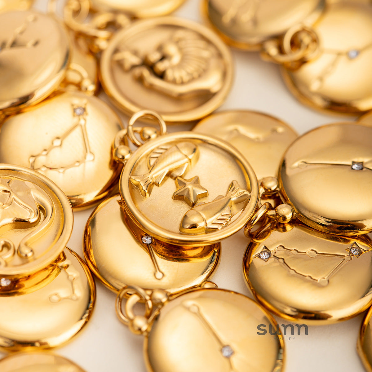 Harmonee Zodiac Constellation Necklace [1YYTP77C]
