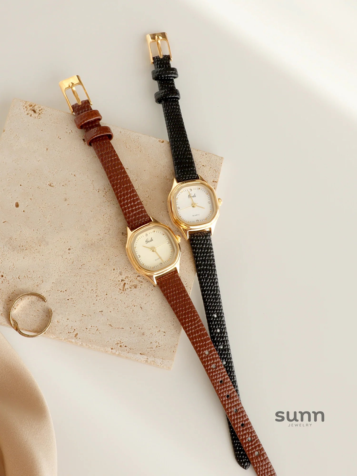 Harmonii Petite Leather Watch