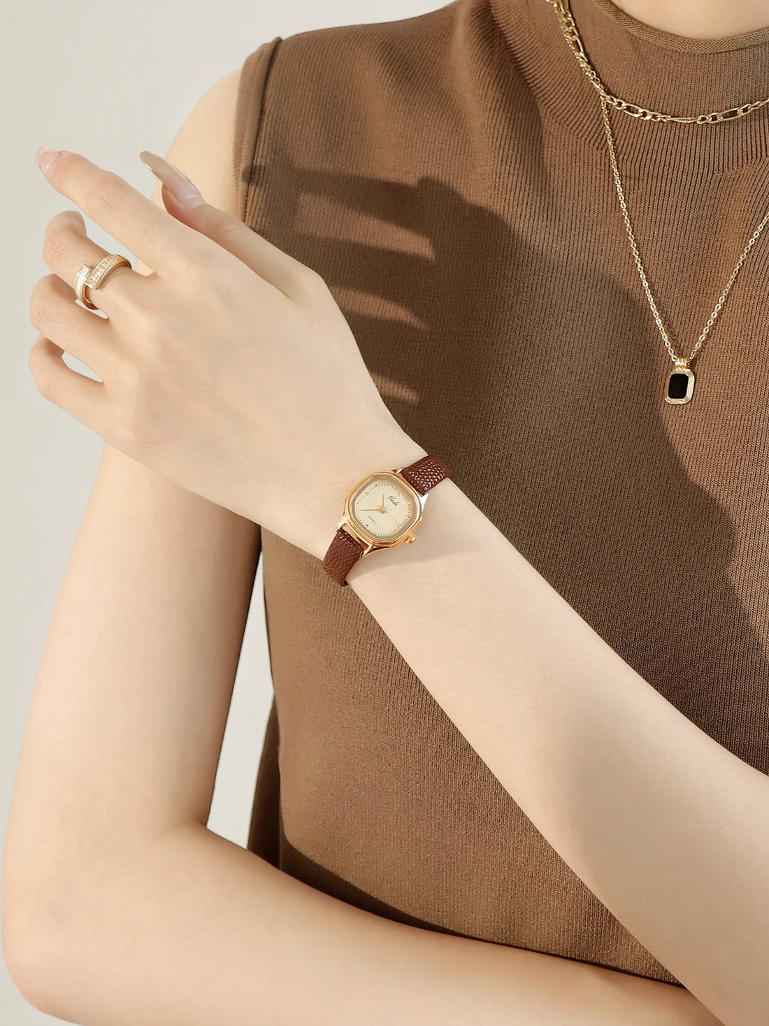 Harmonii Petite Leather Watch