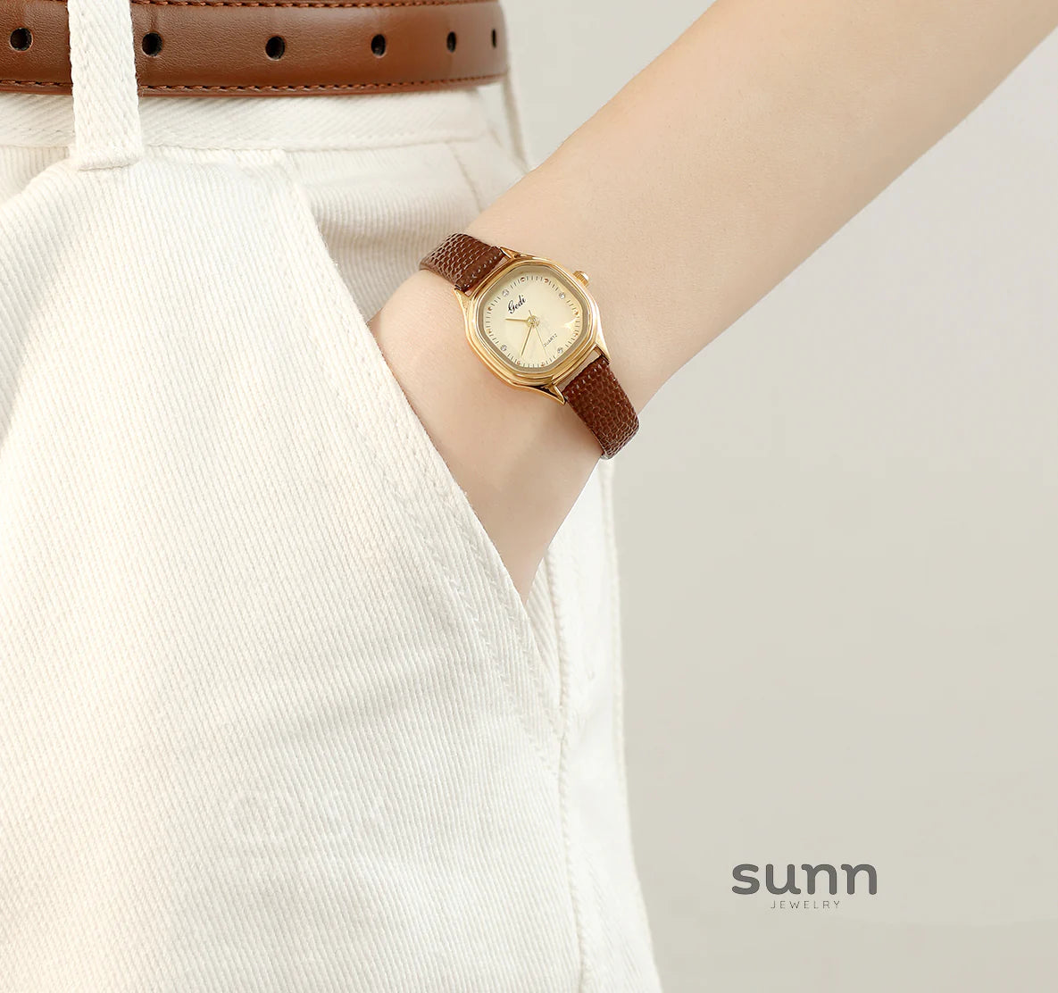 Harmonii Petite Leather Watch