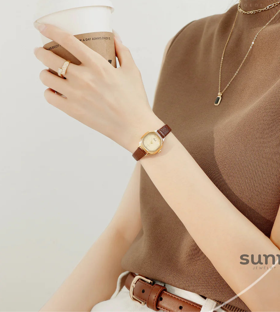 Harmonii Petite Leather Watch