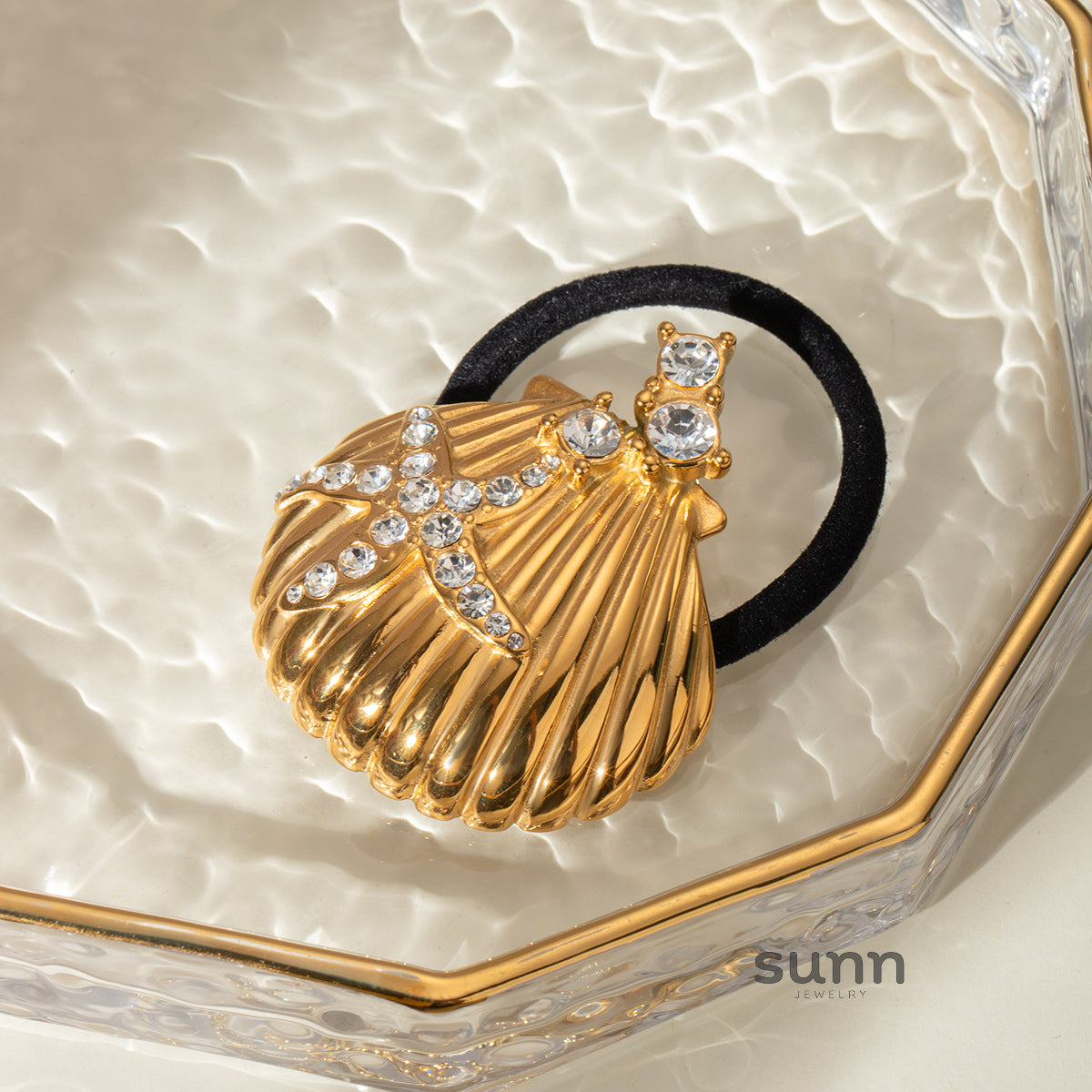 Harmony Sleek Metallic Hair Ties [S7UWIL1E]