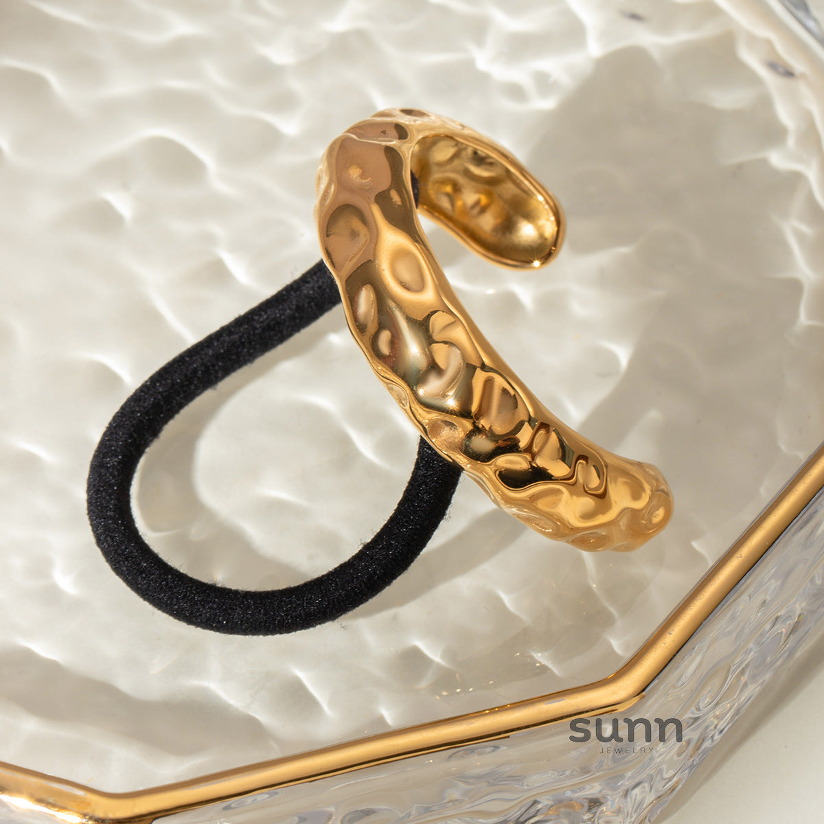 Harmony Sleek Metallic Hair Ties [RQ9P0WTI]