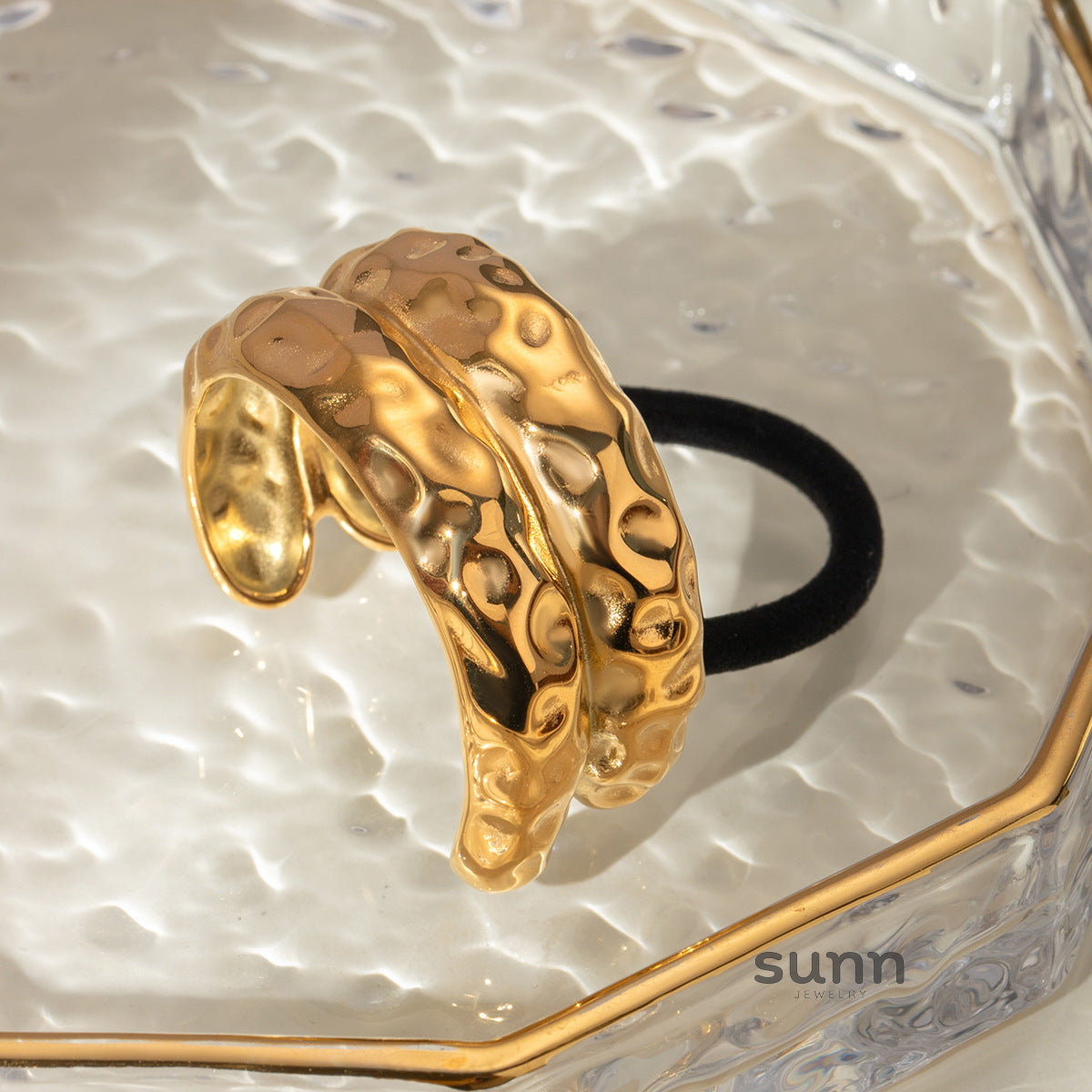 Harmony Sleek Metallic Hair Ties [PA5M5QAK]