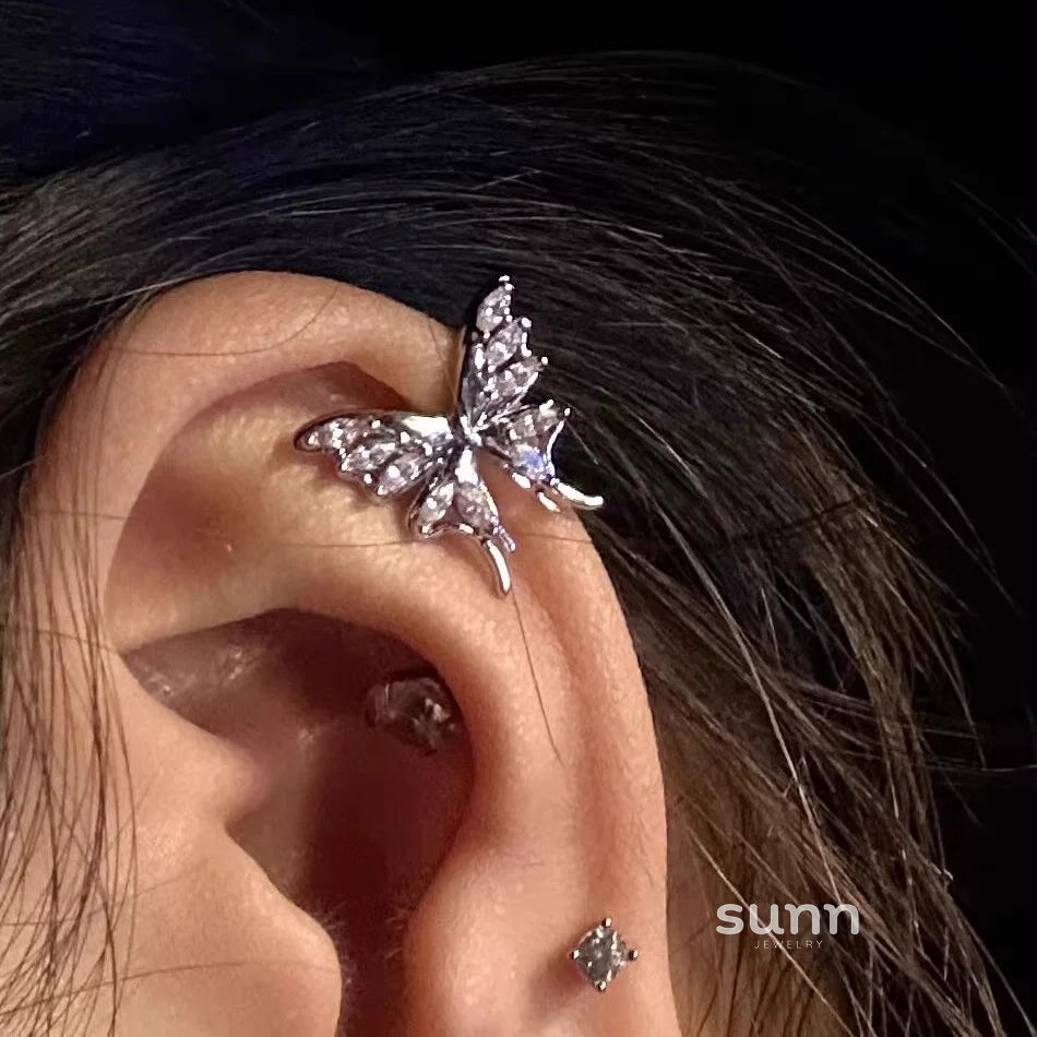 Hartlee Delicate Butterfly Stud