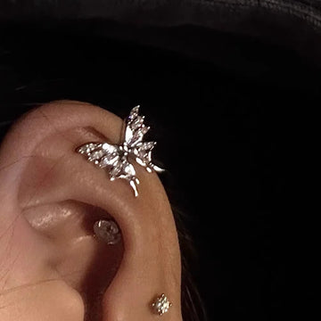 Hartlee Delicate Butterfly Stud