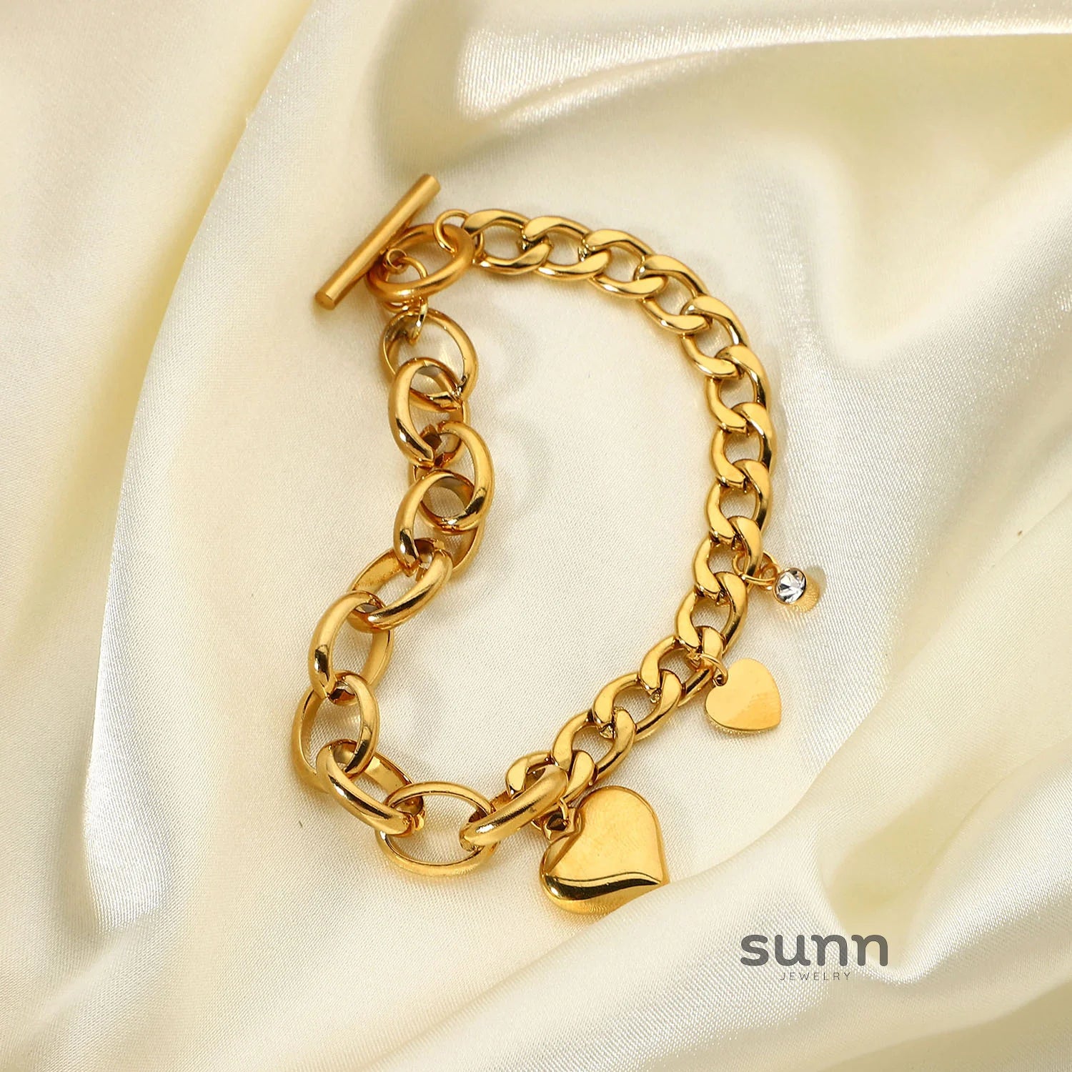 Hartlee Heart Toggle Bracelet