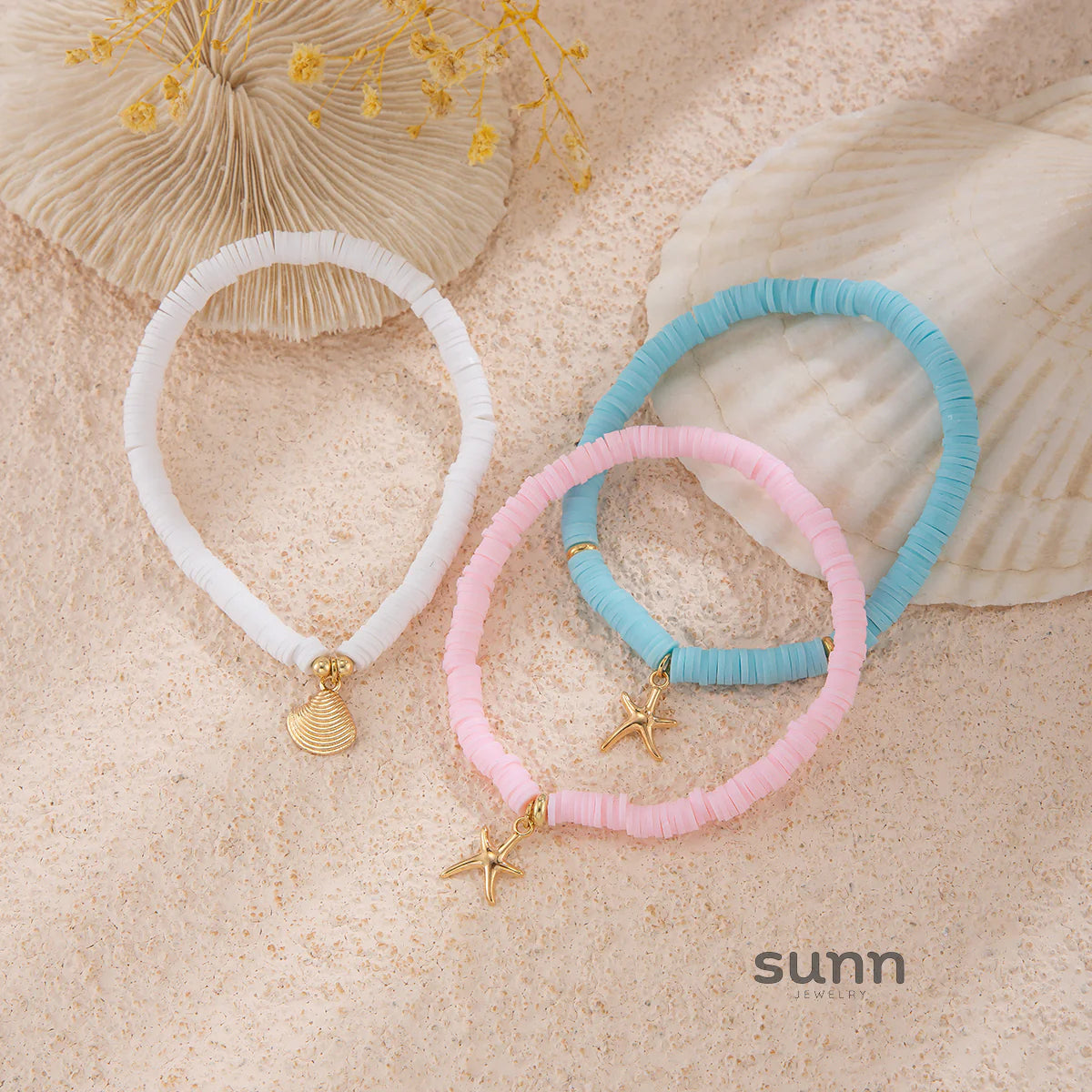 Hasset Ocean Charm Anklet Set