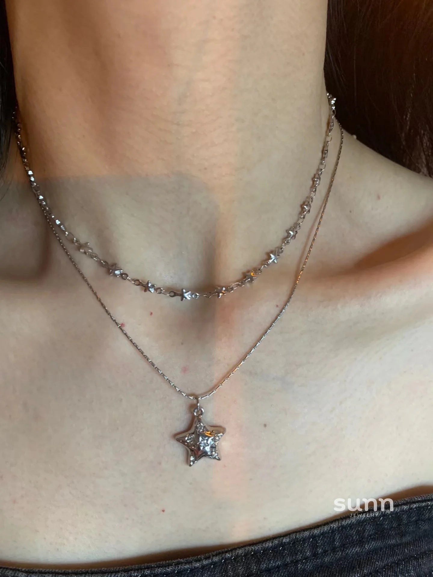 Havana Layered Star Necklace