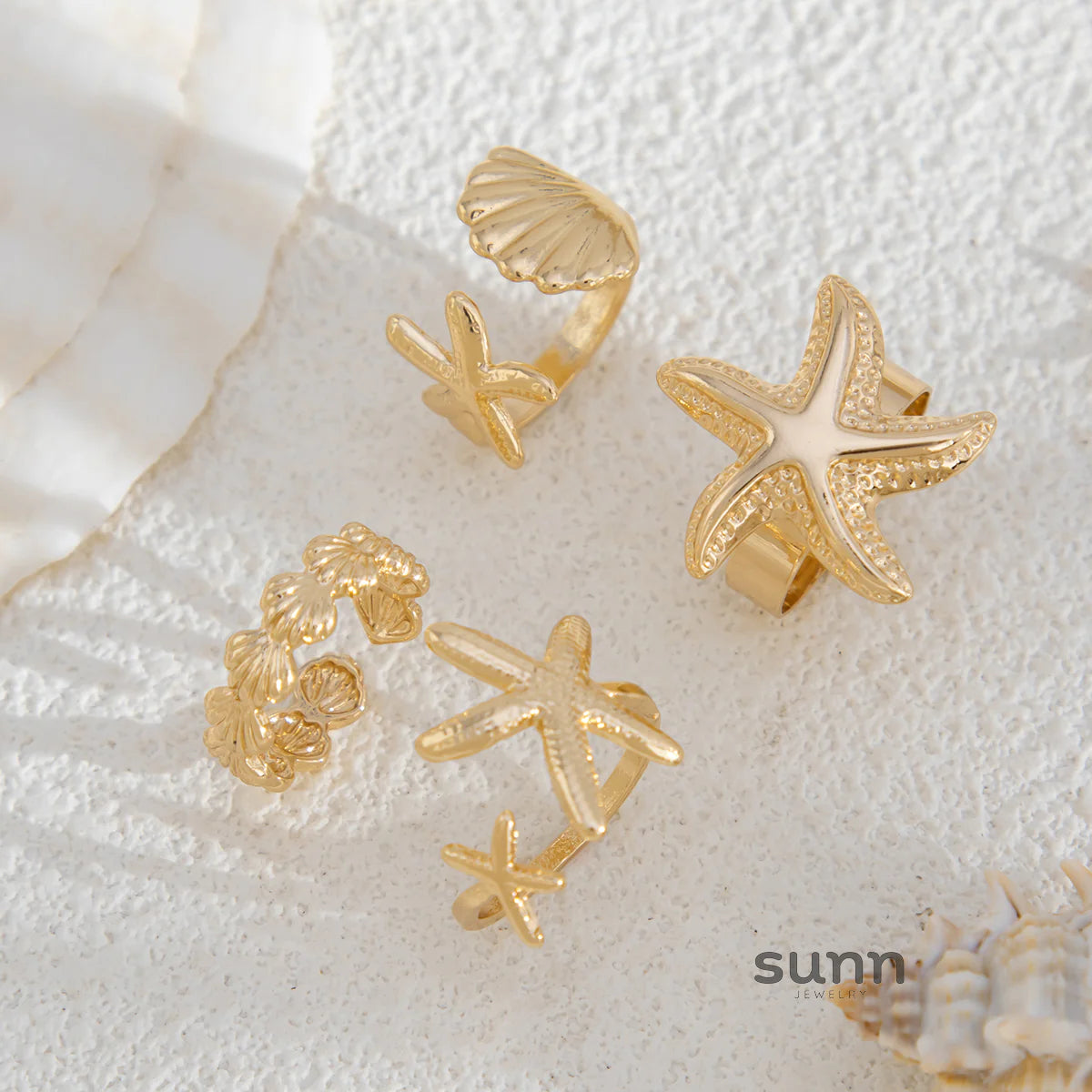 Havilah Ocean Charm Ring Set