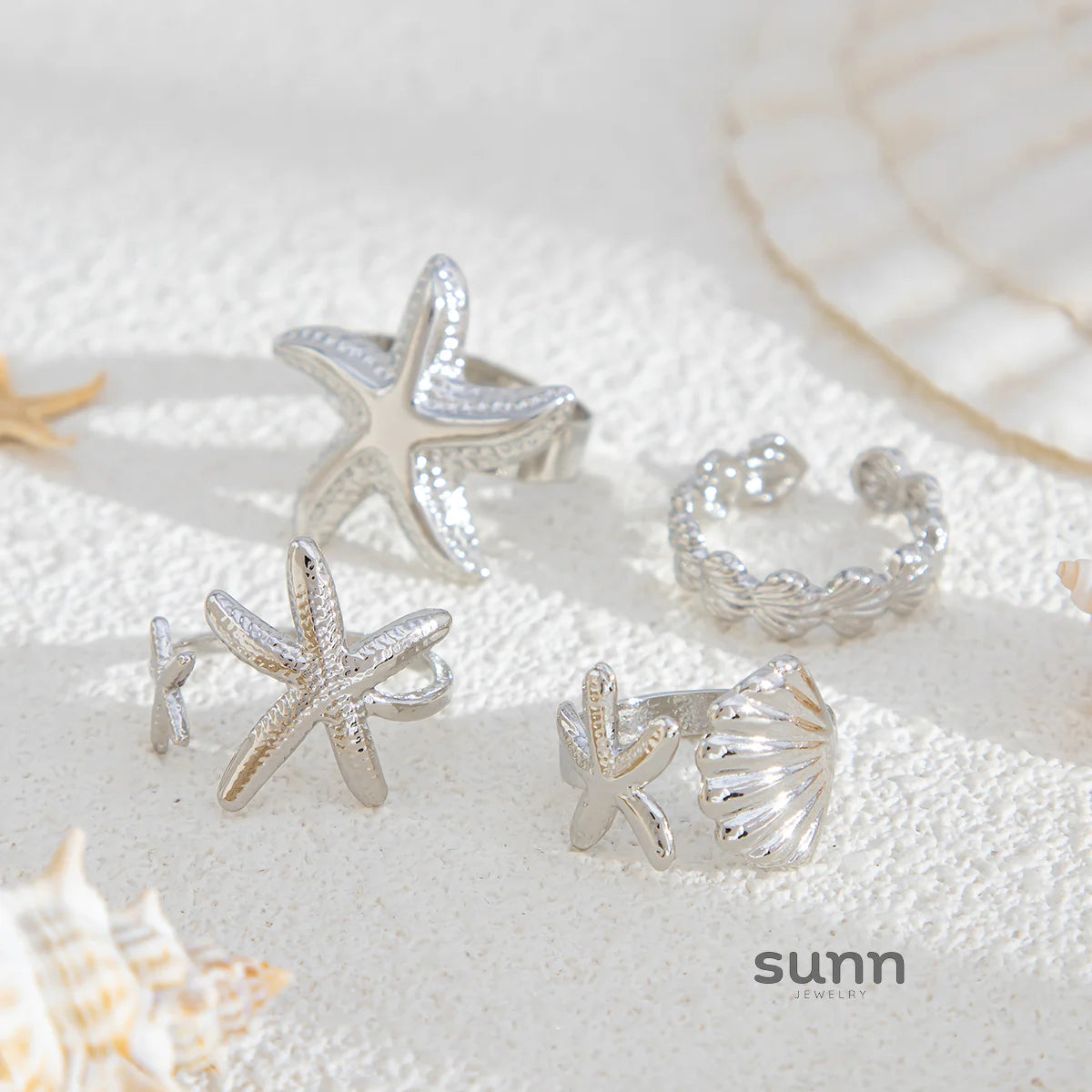 Havilah Ocean Charm Ring Set