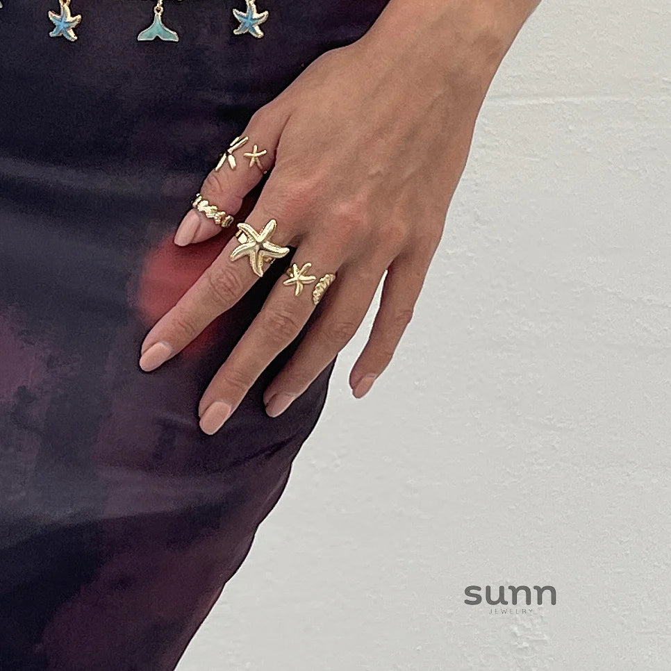 Havilah Ocean Charm Ring Set