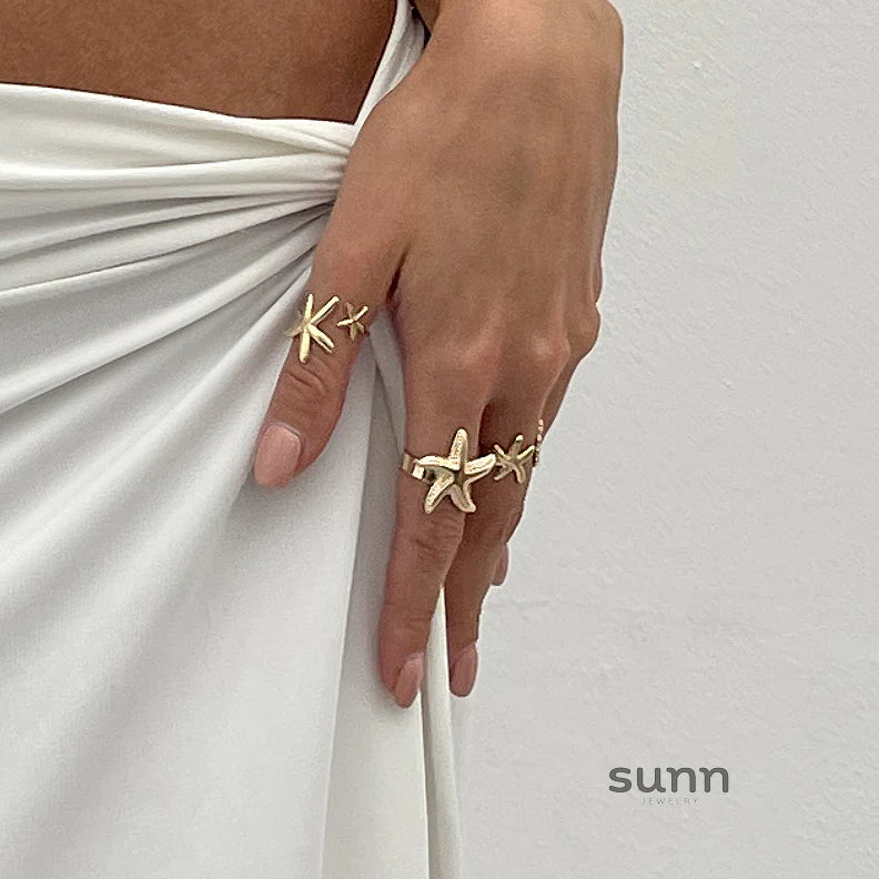 Havilah Ocean Charm Ring Set