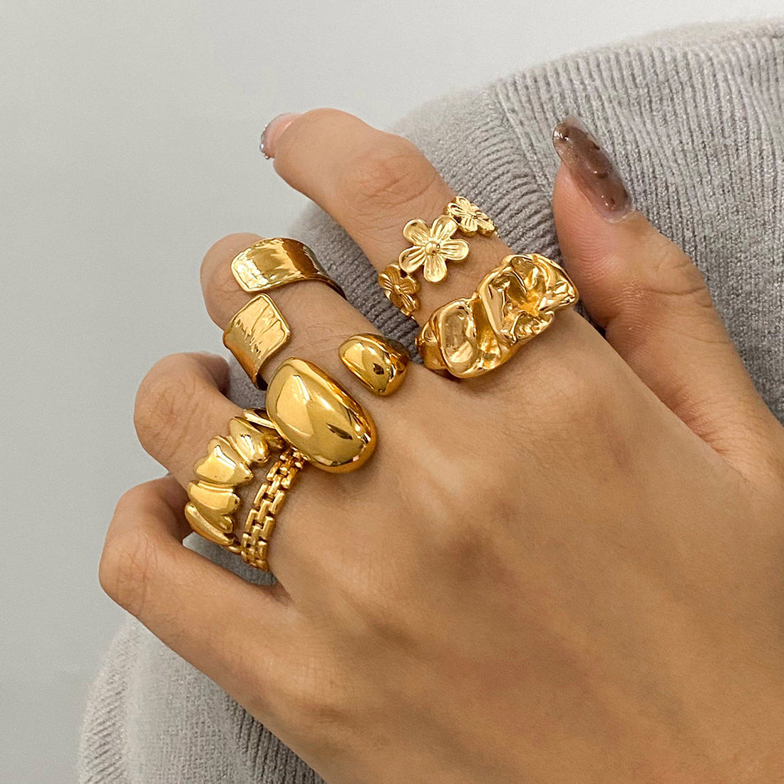 Havyn Retro Heart Ring [0TSVQ665]