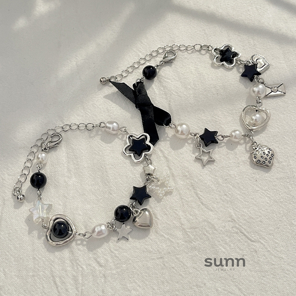 Havyn Stacked Charm Bracelets [6AD2SBCK]