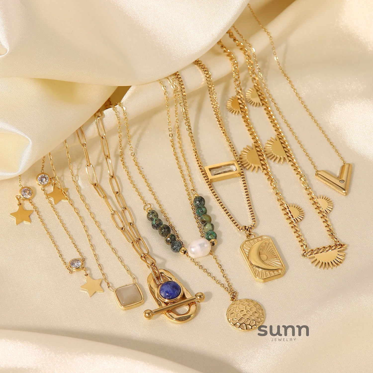 Hayat Vintage Layered Necklace