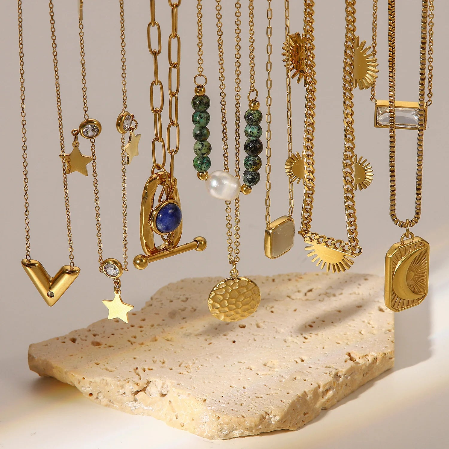 Hayat Vintage Layered Necklace