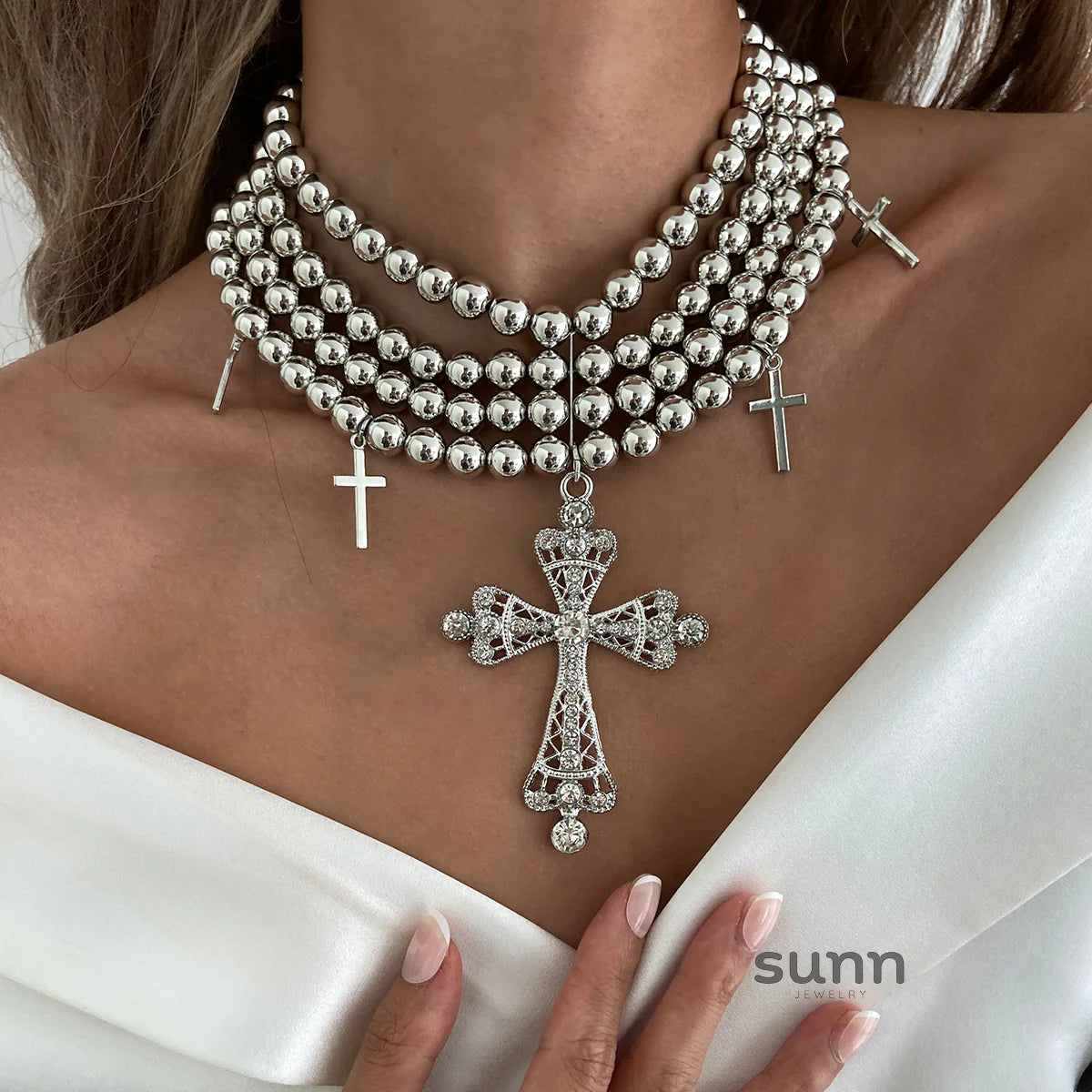 Haydee Studded Layered Necklace