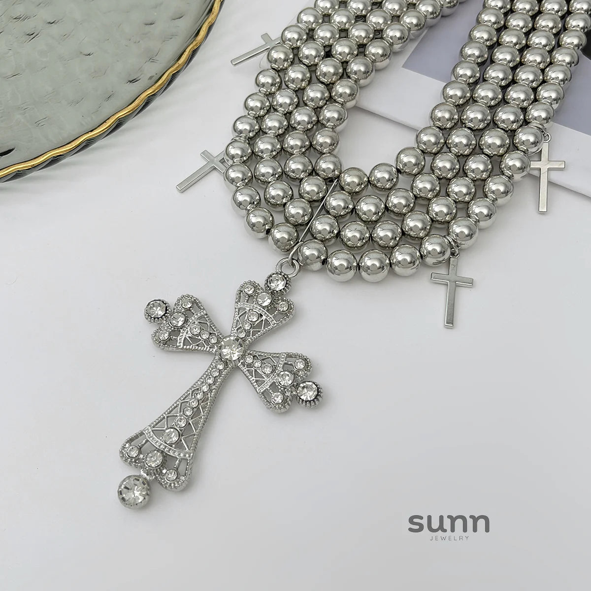 Haydee Studded Layered Necklace