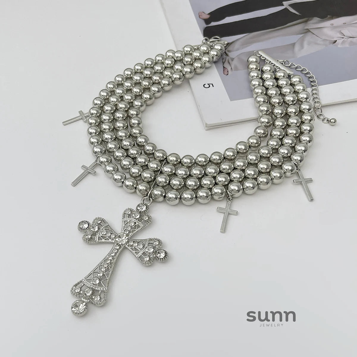 Haydee Studded Layered Necklace
