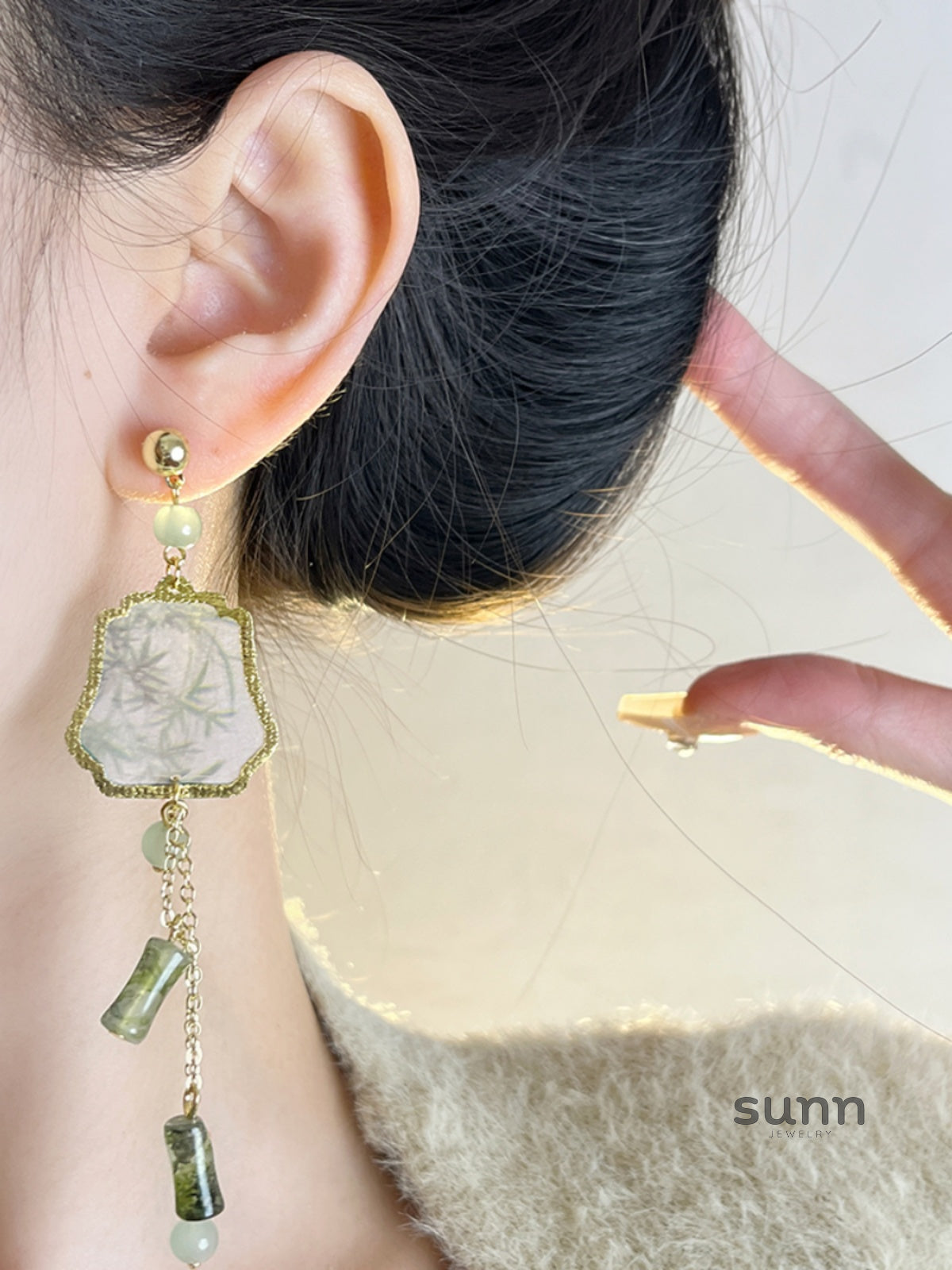 Hayes Chinoiserie Tassel Earrings [4PAJOX8B]