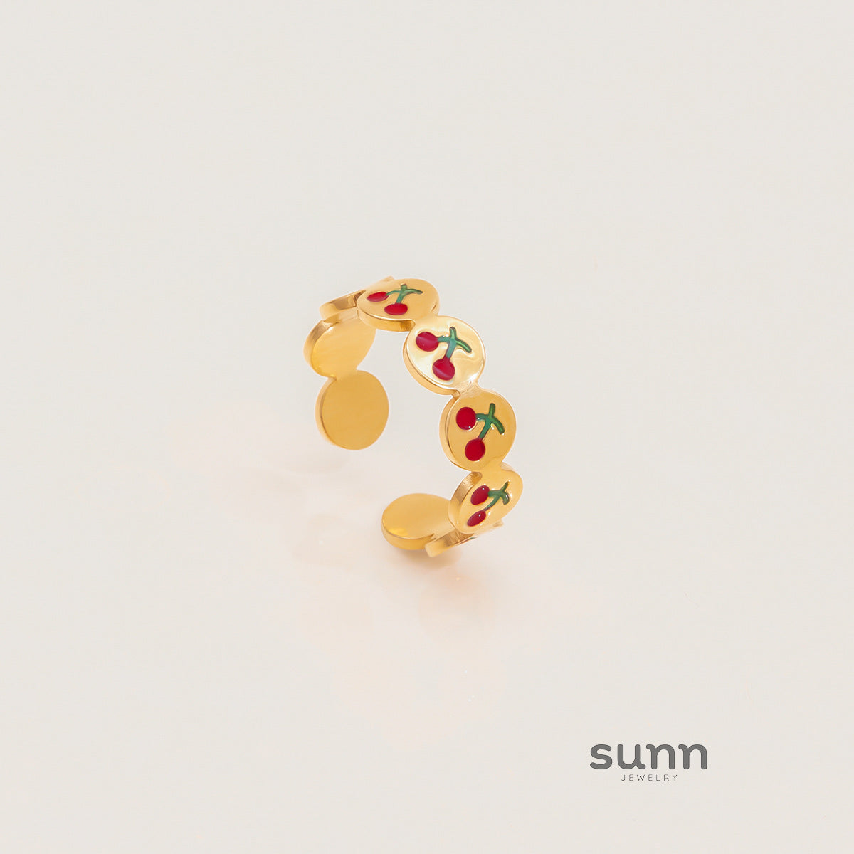 Haylee Cherry Zircon Ring [AFIHDDSW]